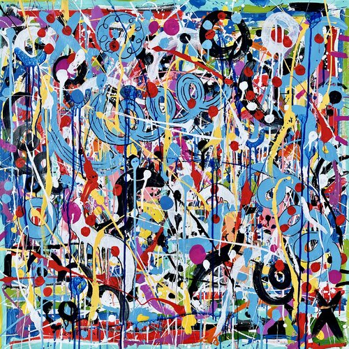Fluency di Mercedes Lagunas, Pittura in vendita su Singulart