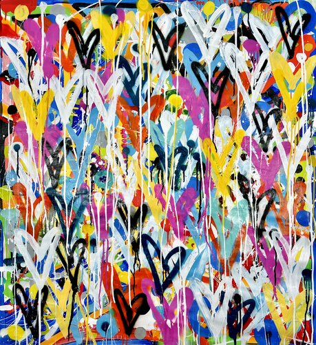 Amor Completo par Mercedes Lagunas, Peinture en vente sur Singulart