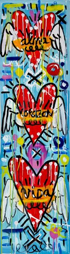 Alma, Corazón y Vida! par Mercedes Lagunas, Peinture en vente sur Singulart