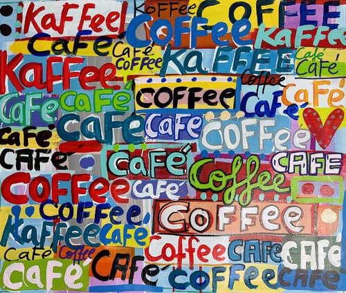 Me va el Café di Mercedes Lagunas, Pittura in vendita su Singulart