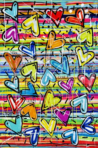 Mundo Amor di Mercedes Lagunas, Pittura in vendita su Singulart