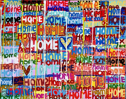 Peaceful Home par Mercedes Lagunas, Peinture en vente sur Singulart