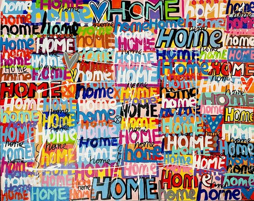 Our House par Mercedes Lagunas, Peinture en vente sur Singulart