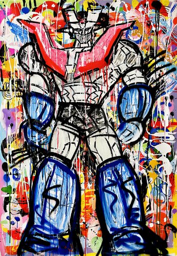 Mazinger Z di Mercedes Lagunas, Pittura in vendita su Singulart