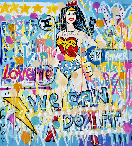 We Can do it! par Mercedes Lagunas, Peinture en vente sur Singulart