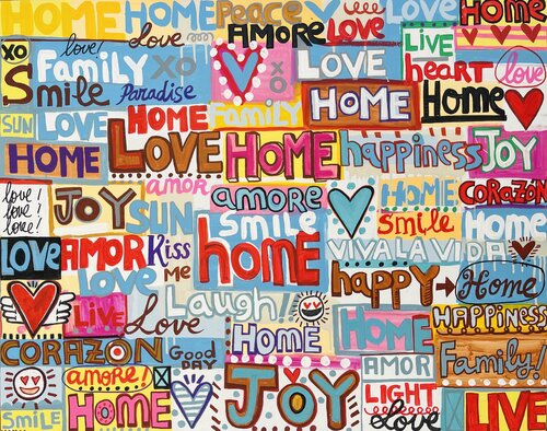 Viva la Vida Amor di Mercedes Lagunas, Pittura in vendita su Singulart