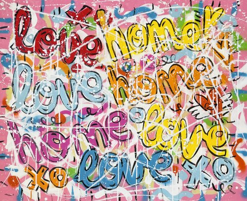 Love Together di Mercedes Lagunas, Pittura in vendita su Singulart