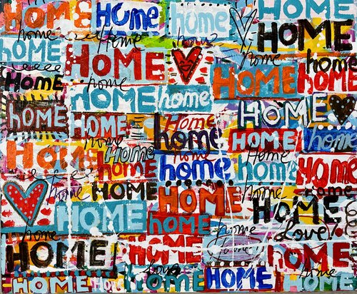 Back Home di Mercedes Lagunas, Pittura in vendita su Singulart