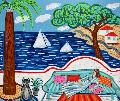 Enjoy Life! di Mercedes Lagunas, Pittura in vendita su Singulart