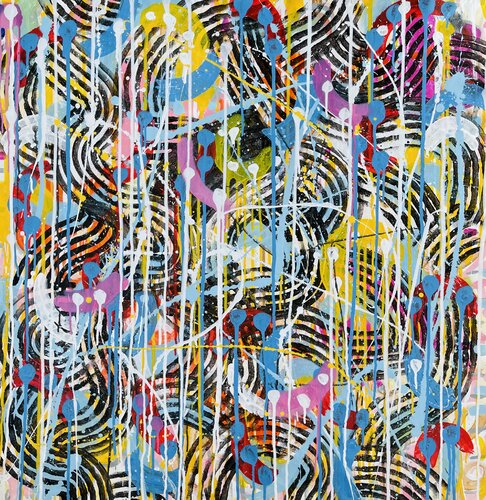 Jungle Abstract di Mercedes Lagunas, Pittura in vendita su Singulart