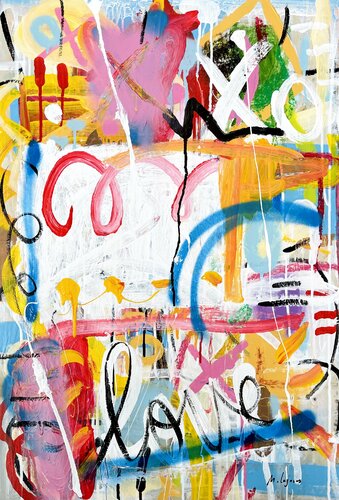 Say that U love me di Mercedes Lagunas, Pittura in vendita su Singulart