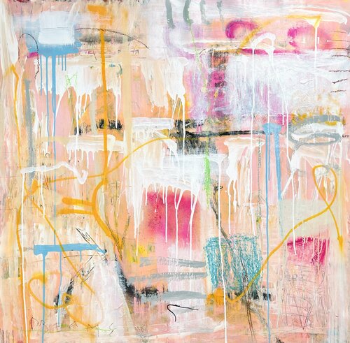 Always follow your dreams par Mercedes Lagunas, Peinture en vente sur Singulart