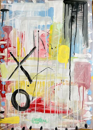 XO Amore par Mercedes Lagunas, Œuvre sur papier en vente sur Singulart