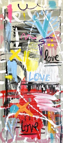 Urban Amor di Mercedes Lagunas, Pittura in vendita su Singulart