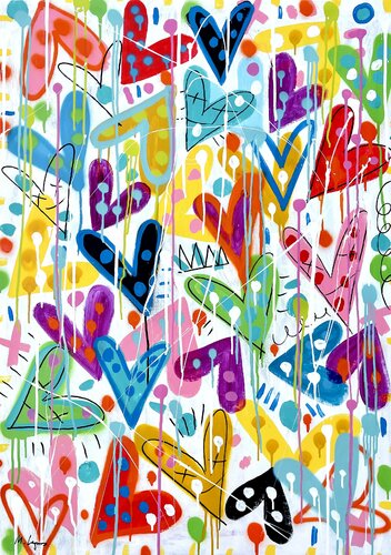 Sunny Love par Mercedes Lagunas, Peinture en vente sur Singulart