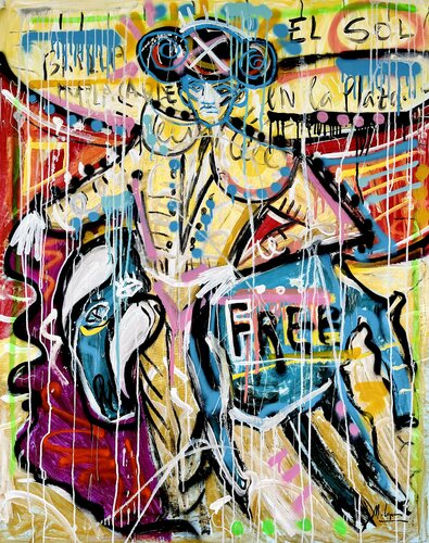 Grana y Oro par Mercedes Lagunas, Peinture en vente sur Singulart