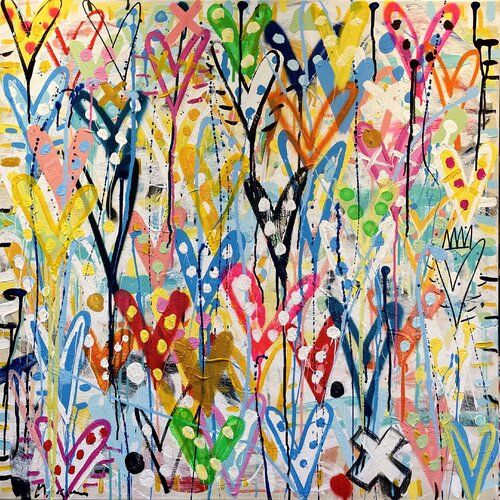 Amanece 2 par Mercedes Lagunas, Peinture en vente sur Singulart