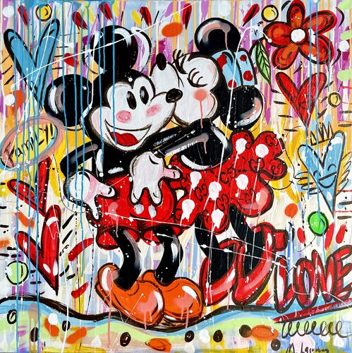 Healing Kiss di Mercedes Lagunas, Pittura in vendita su Singulart