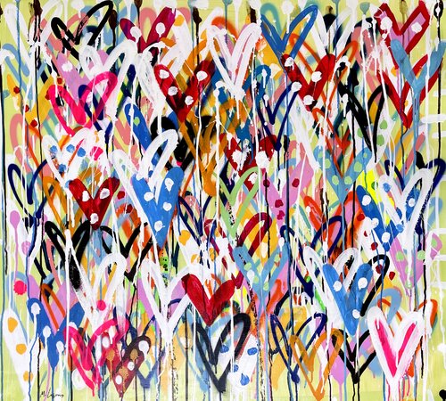 Bahia Love par Mercedes Lagunas, Peinture en vente sur Singulart