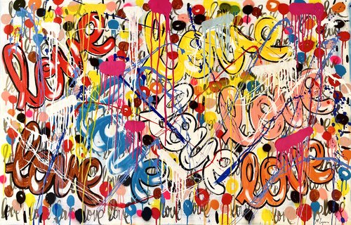 Urban Lovers 13 par Mercedes Lagunas, Peinture en vente sur Singulart