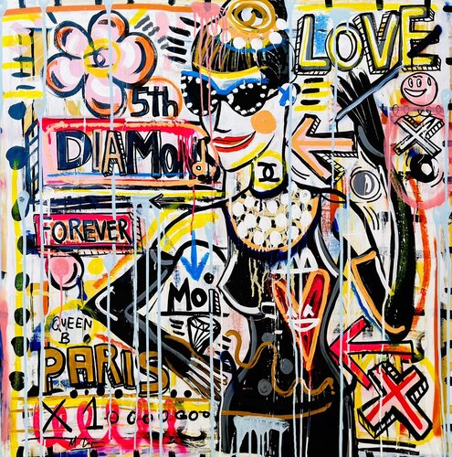 5th Forever par Mercedes Lagunas, Peinture en vente sur Singulart