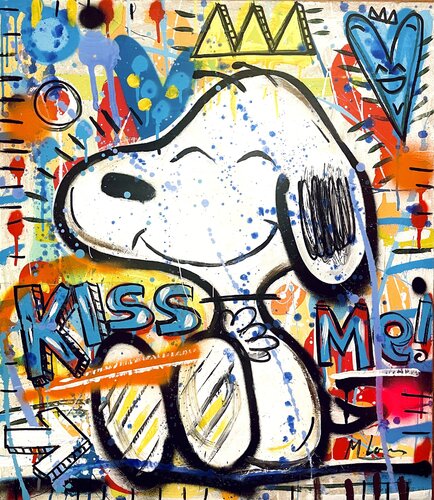 Kiss me Snoopy Mercedes Lagunas