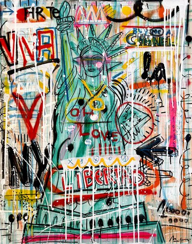 Viva la Libertad! di Mercedes Lagunas, Pittura in vendita su Singulart