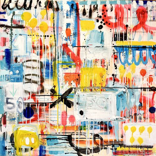50 primaveras par Mercedes Lagunas, Peinture en vente sur Singulart