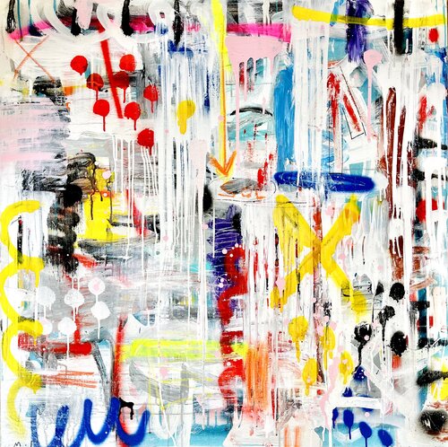 Sol Falling 7 par Mercedes Lagunas, Peinture en vente sur Singulart