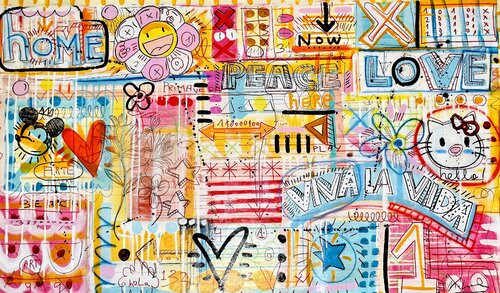 Viva la Primavera par Mercedes Lagunas, Peinture en vente sur Singulart