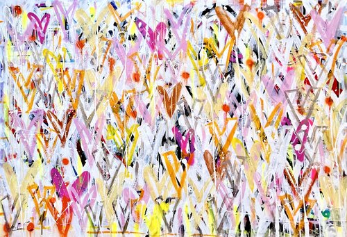 La Dolce Amore par Mercedes Lagunas, Peinture en vente sur Singulart