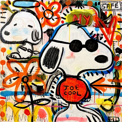 Cool Daddy par Mercedes Lagunas, Peinture en vente sur Singulart