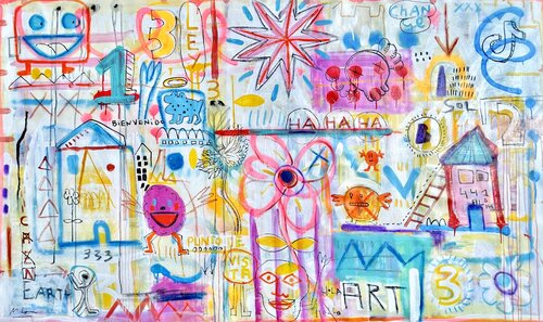 Días de Sol par Mercedes Lagunas, Peinture en vente sur Singulart