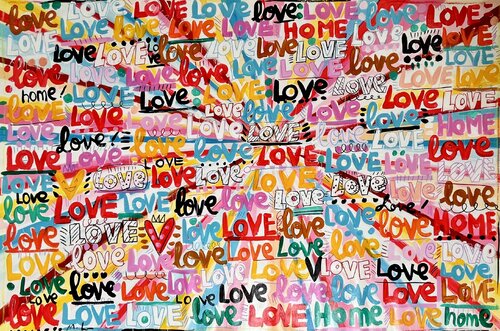 Cosmic Love 77 par Mercedes Lagunas, Peinture en vente sur Singulart