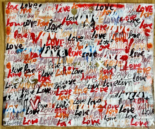 Street Love 42 par Mercedes Lagunas, Peinture en vente sur Singulart