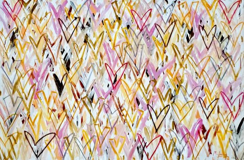 Love in Marzo par Mercedes Lagunas, Peinture en vente sur Singulart