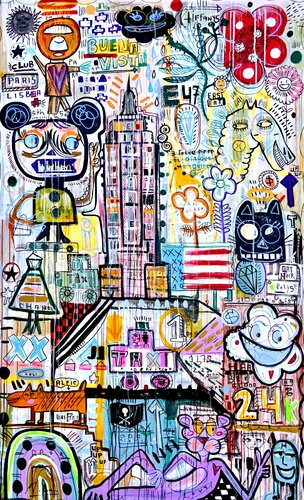 Buena Vista par Mercedes Lagunas, Peinture en vente sur Singulart