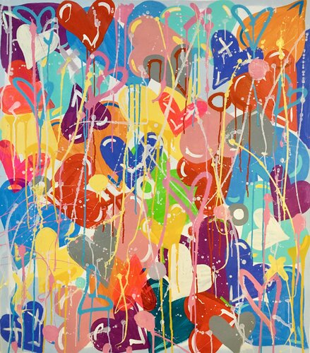 Joie de Vivre par Mercedes Lagunas, Peinture en vente sur Singulart
