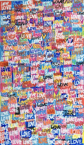 La Forza del Amore par Mercedes Lagunas, Peinture en vente sur Singulart