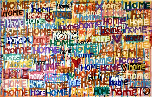 Sweet Home! van Mercedes Lagunas, Schilderij te koop op Singulart