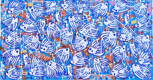 Freedom Flying van Mercedes Lagunas, Schilderij te koop op Singulart