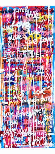 Love 43 van Mercedes Lagunas, Schilderij te koop op Singulart