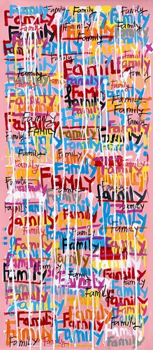 Family 3 van Mercedes Lagunas, Schilderij te koop op Singulart