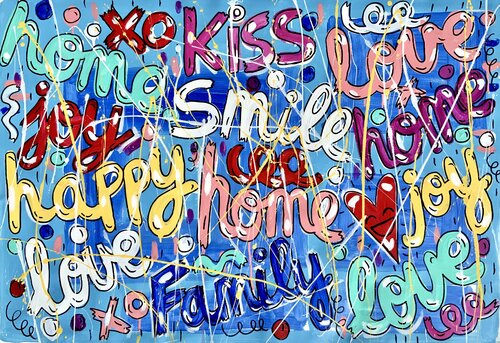 Life is Amazing III par Mercedes Lagunas, Peinture en vente sur Singulart