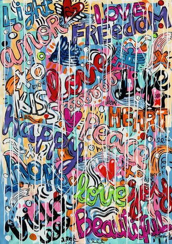 Amazing Life! par Mercedes Lagunas, Peinture en vente sur Singulart