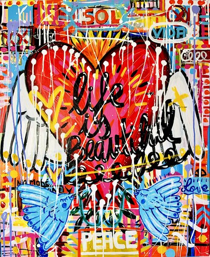 The Bright Side van Mercedes Lagunas, Schilderij te koop op Singulart