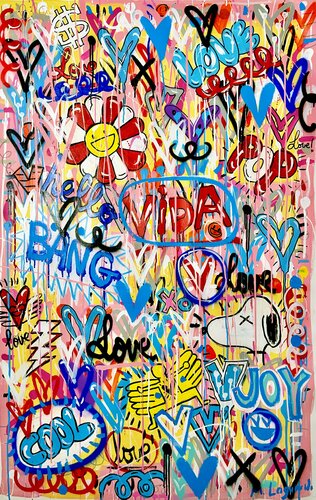 Mundo Pop van Mercedes Lagunas, Schilderij te koop op Singulart