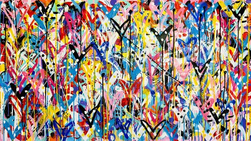 Heaven on Earth van Mercedes Lagunas, Schilderij te koop op Singulart