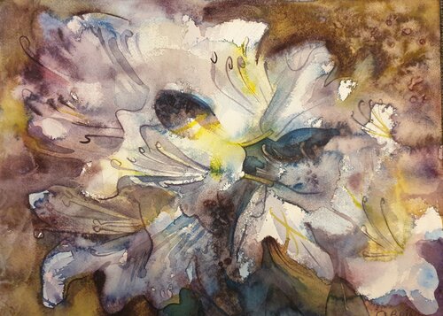 Rhododendron de Olga Brink, Pintura a la venta en Singulart