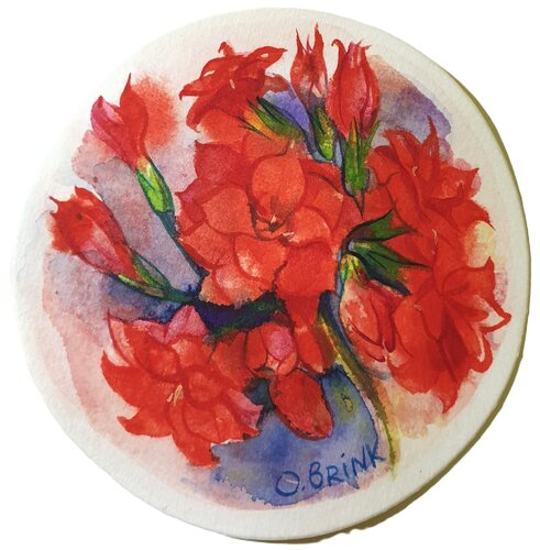 Kalanchoe van Olga Brink, Schilderij te koop op Singulart